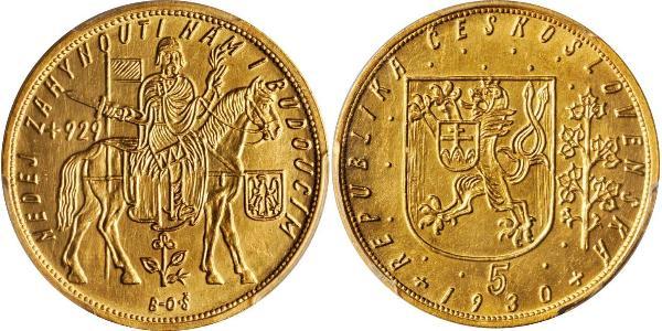 5 Ducat Czechoslovakia (1918-1992) 金 