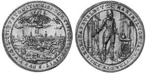 5 Ducat Electorate of Bavaria (1623 - 1806) 金 Maximilian I, Elector of Bavaria (1573 – 1651)