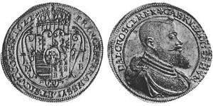 5 Ducat 外西凡尼亞公國 (鄂圖曼帝國) (1570 - 1711) 金 Gabriel Bethlen, prince of Transylvania (1580-1629)