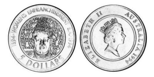 5 Dólar Australia (1939 - ) Acero 