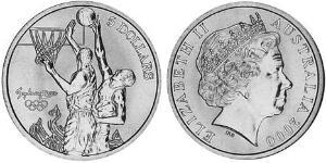 5 Dólar Australia (1939 - ) Latón Isabel II (1926-2022)