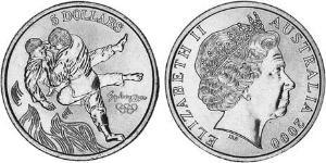 5 Dólar Australia (1939 - ) Latón Isabel II (1926-2022)