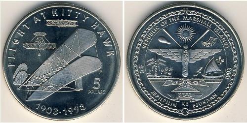 5 Dólar Islas Marshall Níquel/Cobre 