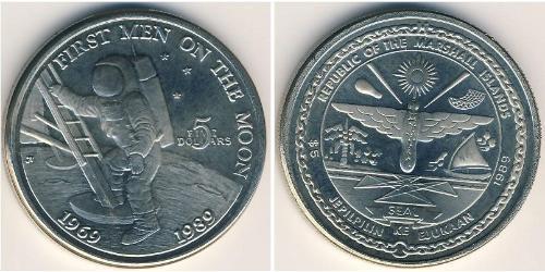5 Dólar Islas Marshall Níquel/Cobre 