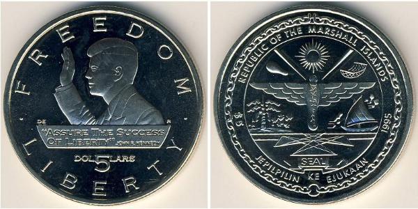 5 Dólar Islas Marshall Níquel/Cobre 