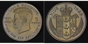 5 Dólar Niue Níquel/Cobre 