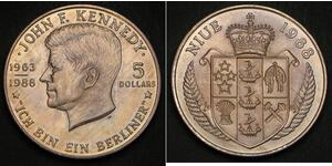 5 Dólar Niue Níquel/Cobre 