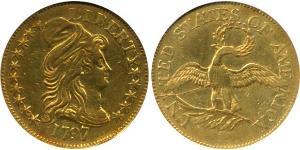 5 Dólar Estados Unidos de América (1776 - ) Oro 