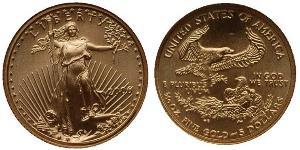 5 Dólar Estados Unidos de América (1776 - ) Oro 