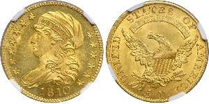 5 Dólar Estados Unidos de América (1776 - ) Oro 