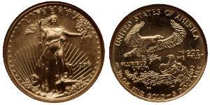 5 Dólar Estados Unidos de América (1776 - ) Oro 