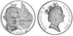 5 Dólar Australia (1939 - ) Plata 