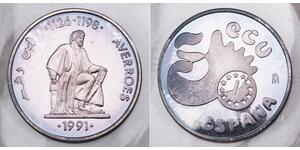 5 Ecu Spagna Argento 