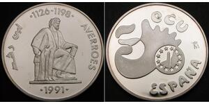 5 Ecu Spagna Argento 