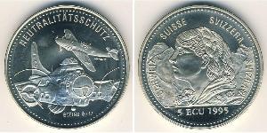 5 Ecu Schweiz Kupfer/Nickel 