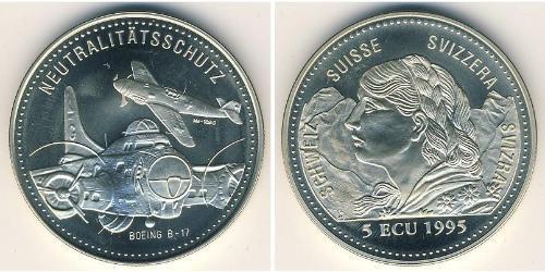 5 Ecu Schweiz Kupfer/Nickel 