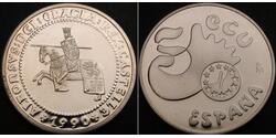 5 Ecu España Plata 