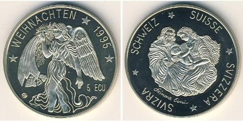 5 Ecu Svizzera Rame/Nichel 