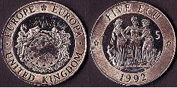 5 Ecu Feriind Kiningrik (1922-)  