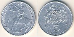 5 Escudo Chile Aluminium 