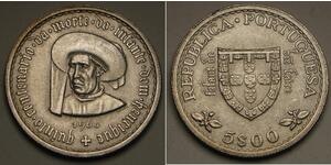 5 Escudo Estado Novo (Portugal) (1933 - 1974) Argent 