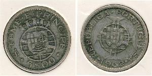 5 Escudo São Tomé e Príncipe (1469 - 1975) Argento 