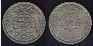 5 Escudo Mosambik Kupfer/Nickel 