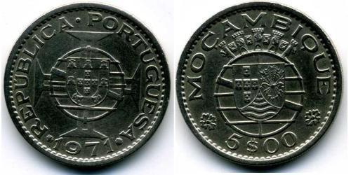 5 Escudo Mozambique Níquel/Cobre 