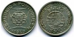 5 Escudo Mosambik Silber 