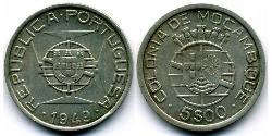 5 Escudo Mozambique Silver 