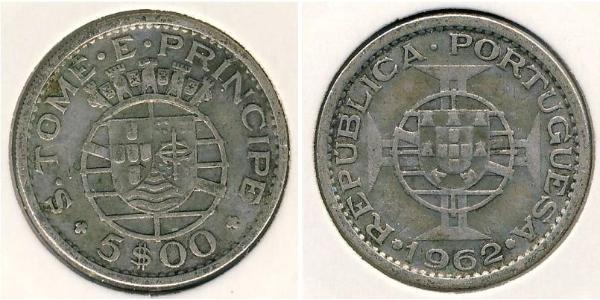 5 Escudo 圣多美和普林西比 銅/镍 