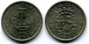 5 Escudo 葡萄牙 / 葡屬西非 (1575 - 1975) 銅/镍 