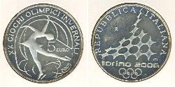5 Euro Italie Argent 