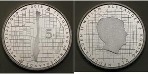 5 Euro Pays-Bas Argent 