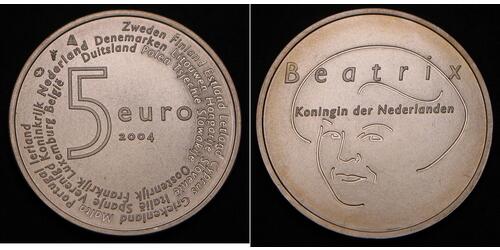 5 Euro Pays-Bas Argent 