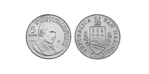 5 Euro Saint-Marin Argent 