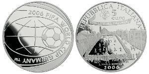 5 Euro Italia Argento 