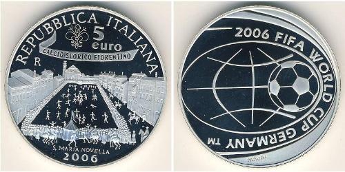 5 Euro Italia Argento 