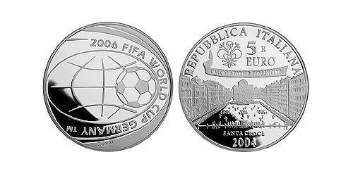 5 Euro Italia Argento 