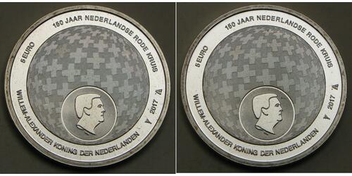 5 Euro Paesi Bassi Argento 