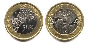 5 Euro 芬兰 Bimetal 