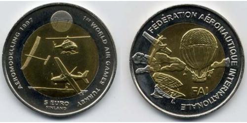 5 Euro 芬兰 Bimetal 