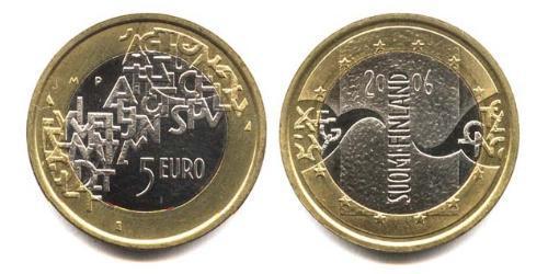 5 Euro 芬兰 Bimetal 