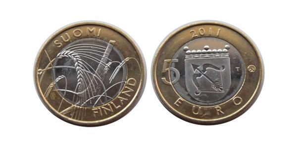 5 Euro 芬兰 Bimetal 