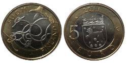 5 Euro Finnland (1917 - ) Bimetall 