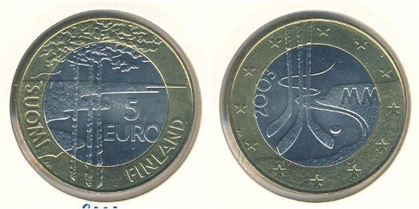 5 Euro Finnland (1917 - ) Bimetall 