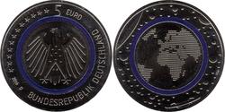 5 Euro Federal Republic of Germany (1990 - ) Copper 