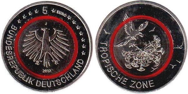 5 Euro Federal Republic of Germany (1990 - ) Copper 