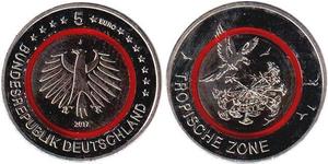 5 Euro Allemagne (1990 - ) Cuivre 