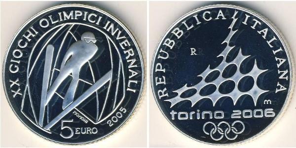 5 Euro Italien Silber 